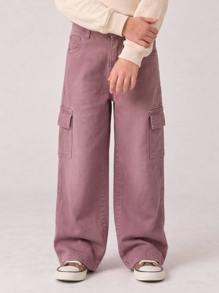 Pantaloni cargo bambina Pantaloni Cargo Loose Fit Bambina Losan 3-12 Anni