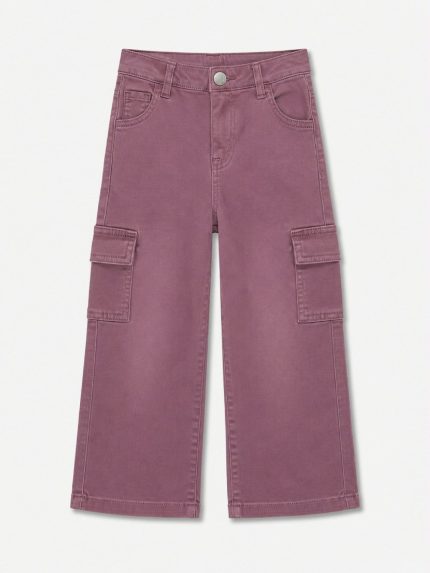Pantaloni cargo bambina Pantaloni Cargo Loose Fit Bambina Losan 3-12 Anni