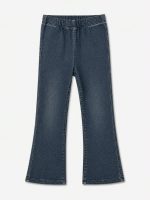 Pantaloni zampa bambina Losan – Pantaloni a zampa bambina in cotone stretch con lamé – 3/12 anni