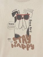 T-shirt manica lunga bambino Losan – T-Shirt manica lunga Stay Happy – 100% cotone – 3/12 anni
