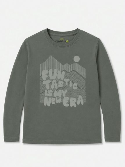 T-Shirt manica lunga bambino Losan - T-shirt stampata a manica lunga bambino 100% cotone - 3/12 anni