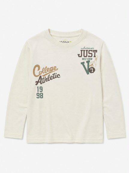 T-shirt manica lunga bambino Losan – T-Shirt manica lunga College Athletic – 100% cotone – 3/12 anni