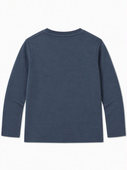 T-shirt manica lunga bambino Losan – T-Shirt stampata College League – 100% cotone – 3/12 anni