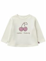 T-Shirt manica lunga neonata Losan - T-shirt manica lunga Sweet Cherry neonata 100% cotone - 6/24 mesi